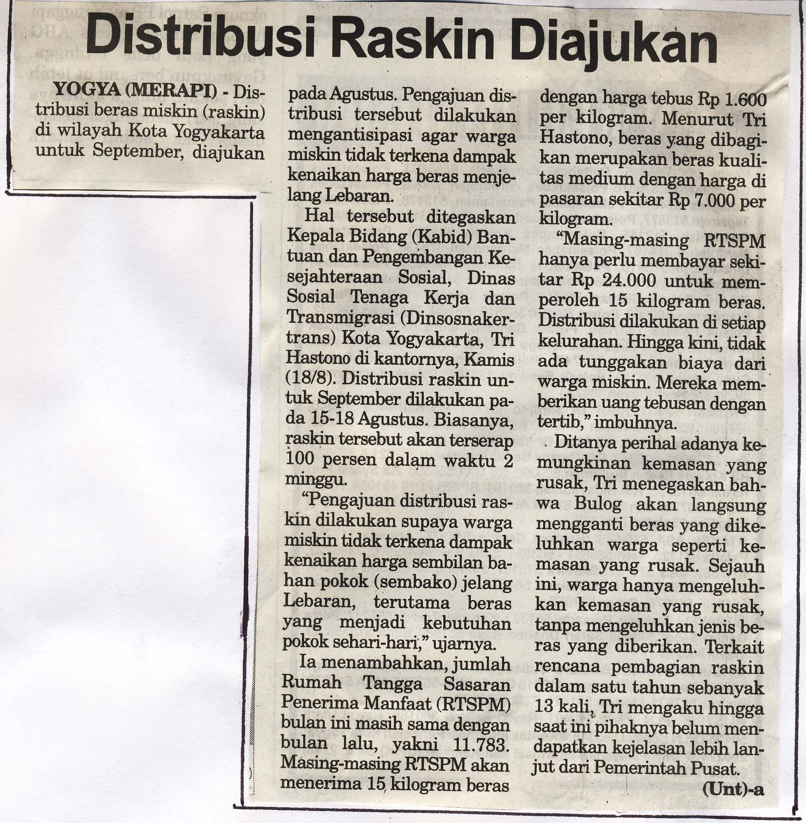 Kliping jogja terbaru